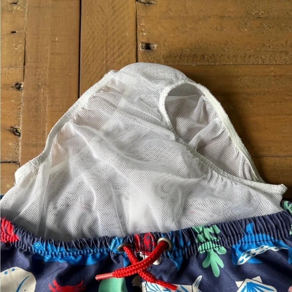 Baby Boden sea creature swim trunks